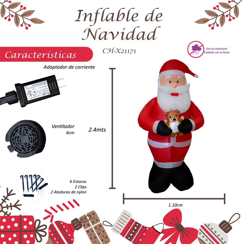 Inflable Santa Claus