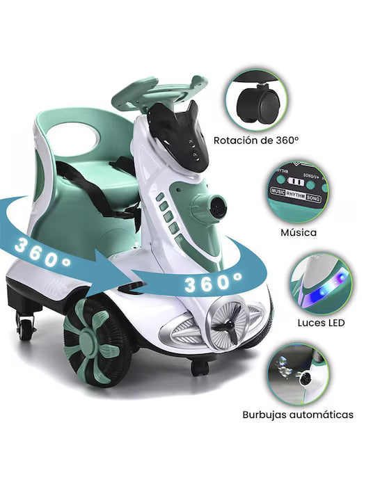 Moto montable recargable